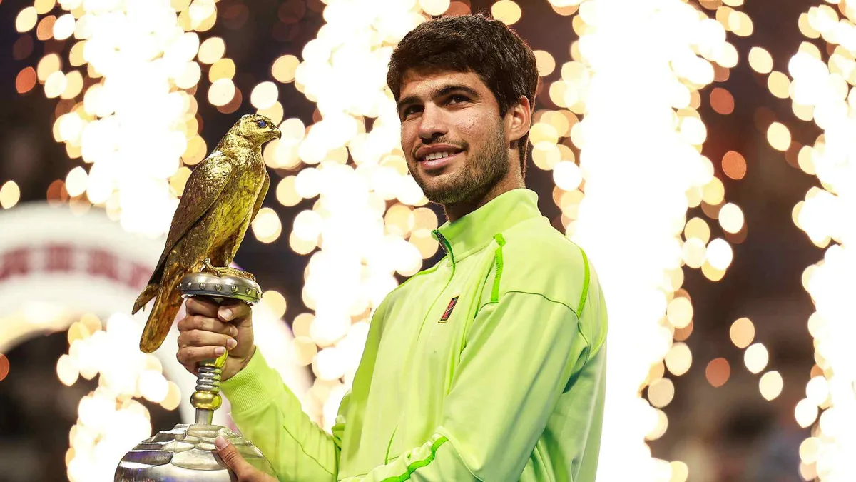Alcaraz reigns again in 2026, flies past Fils for Doha title