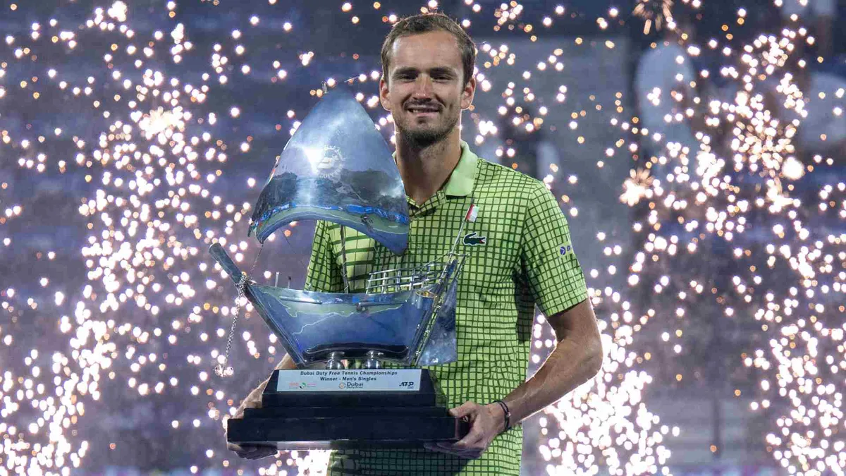 Medvedev claims Dubai title after Griekspoor withdraws