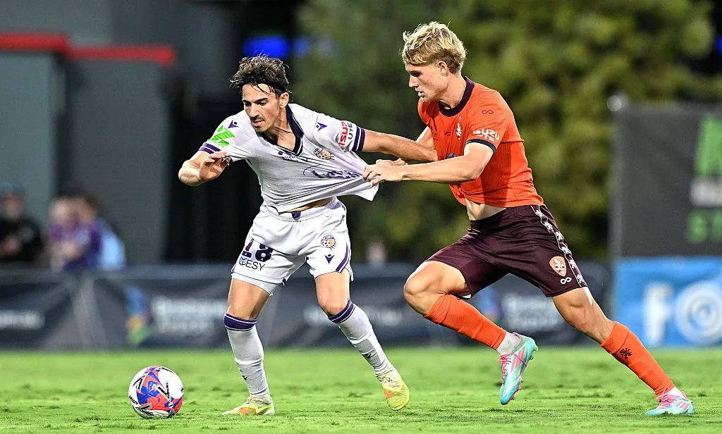 Points shared between Brisbane and Perth in physical encounter