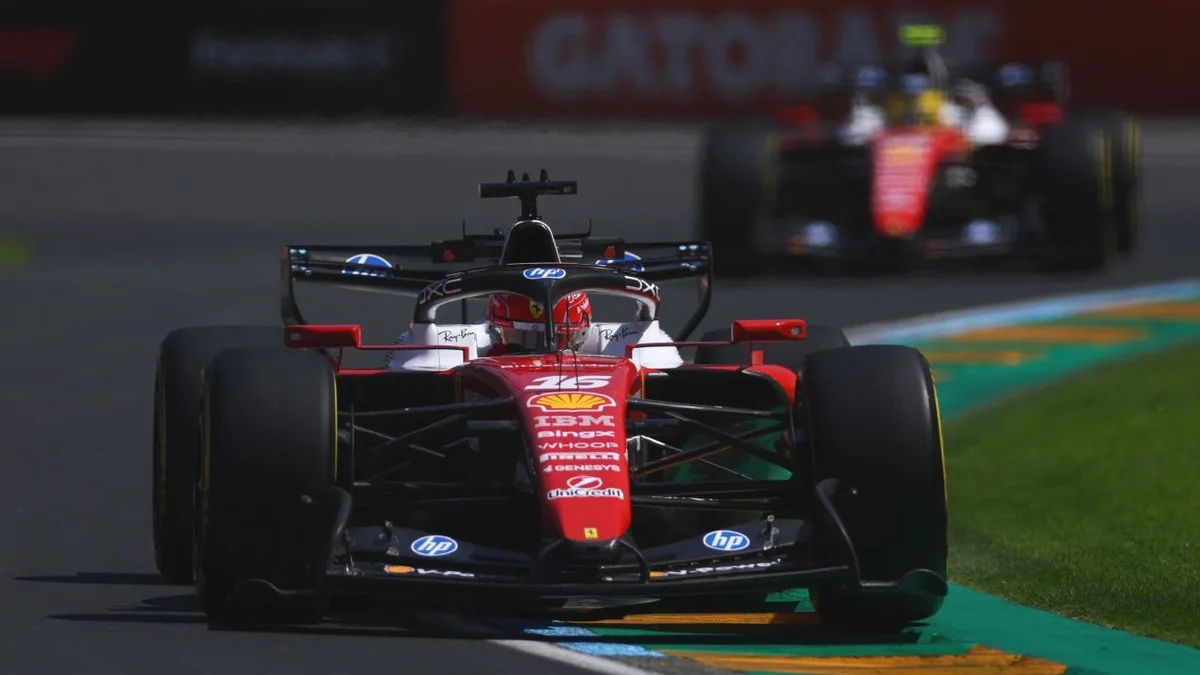 Aus GP: Leclerc tops FP1 ahead of Hamilton