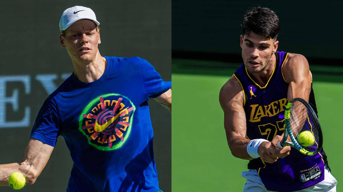 When will Sinner, Alcaraz, Djokovic play their first matches in Indian Wells?