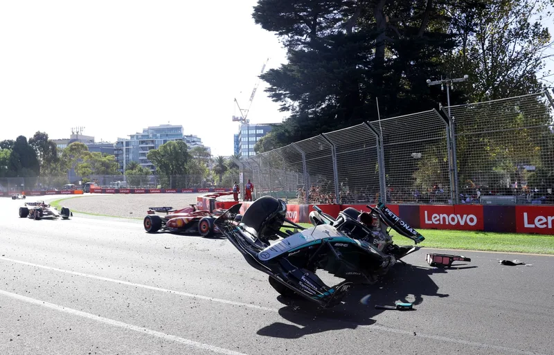 Russell Storms to Pole as Verstappen Crashes Out in Sensational Q1