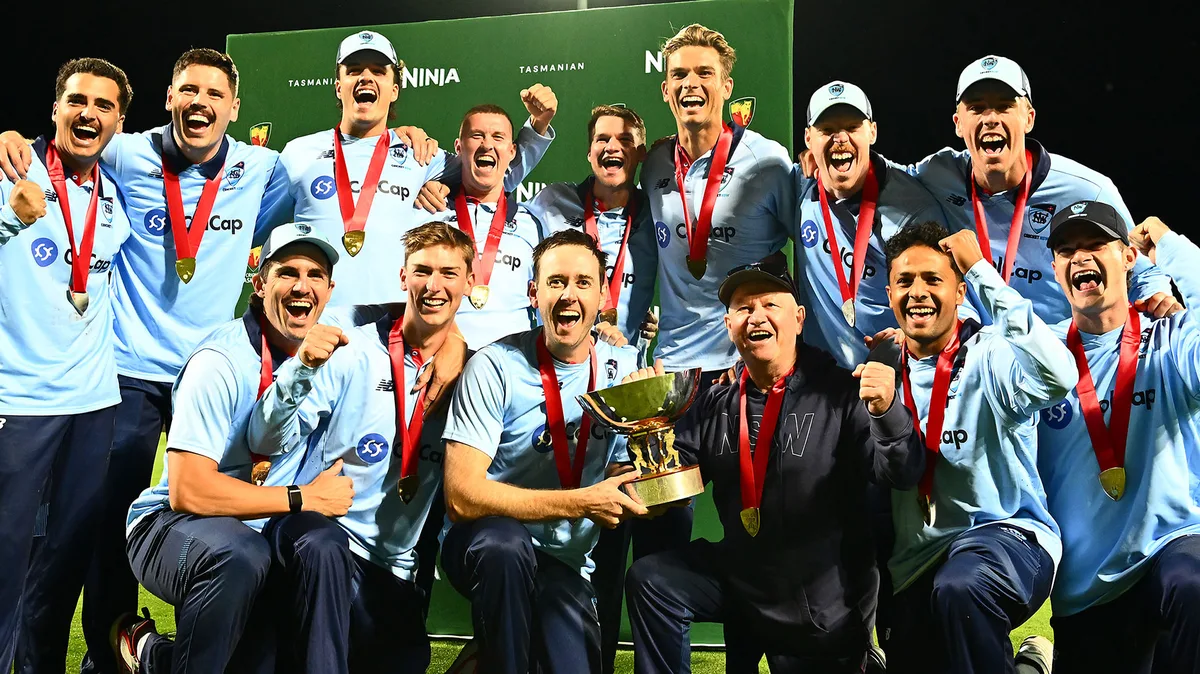 NSW stun Tasmania in soggy Hobart to lift Dean Jones Trophy