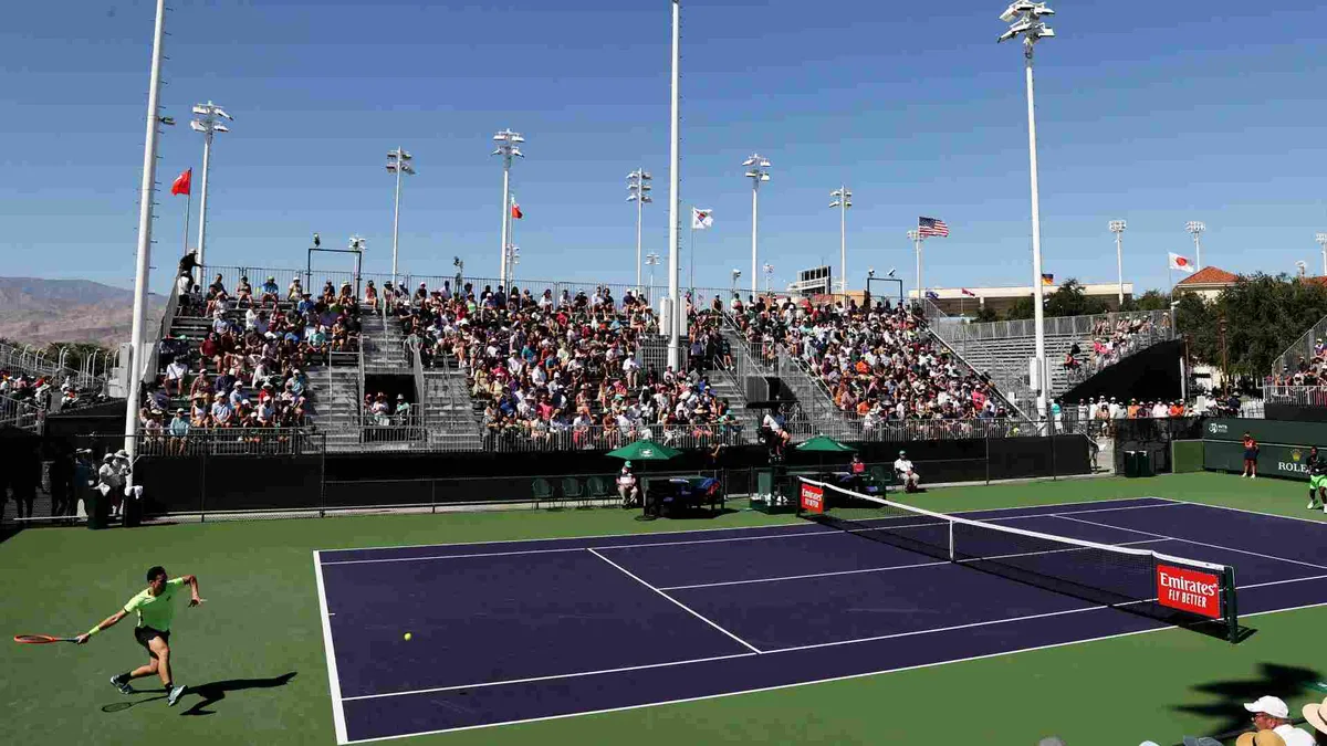What were the Indian Wells tennis results?