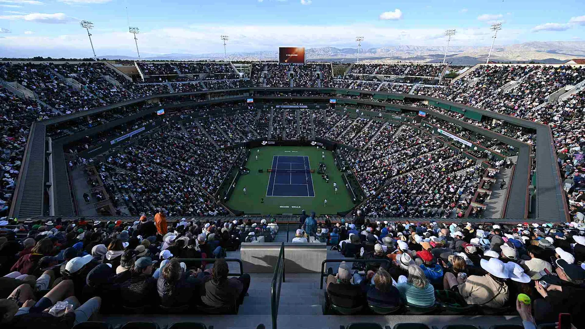 What is the Indian Wells tennis schedule?