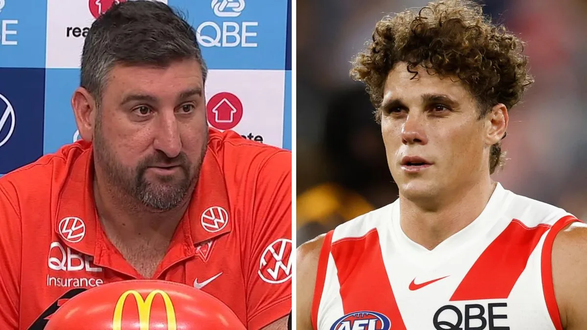 ‘Can’t accept that’: Swans coach on ‘destroyed’ Curnow as AFL great calls out vanishing act