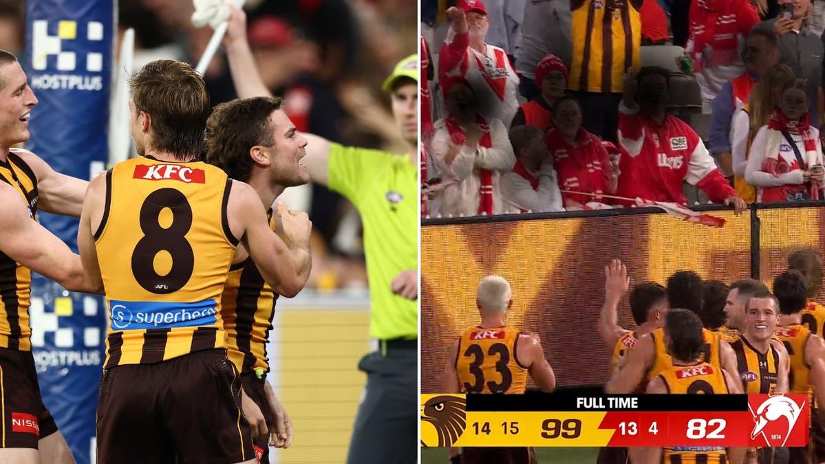 Hawthorn star Nick Watson accuses Sydney fans of throwing bottles of Coke onto the MCG