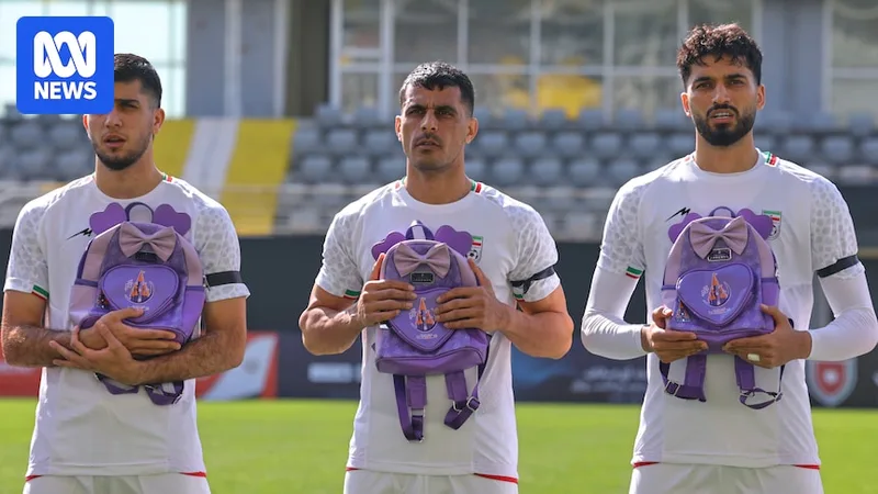 Iran's soccer team honours victims of deadly airstrike on primary school