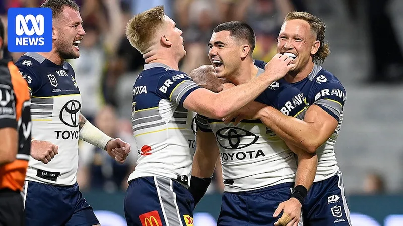 Cowboys score three tries in eight minutes to complete comeback against Storm