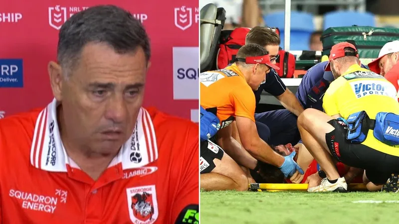 Dad Shane Flanagan rattled by Dragons star son Kyle Flanagan’s plea on his way to hospital after sickening concussion
