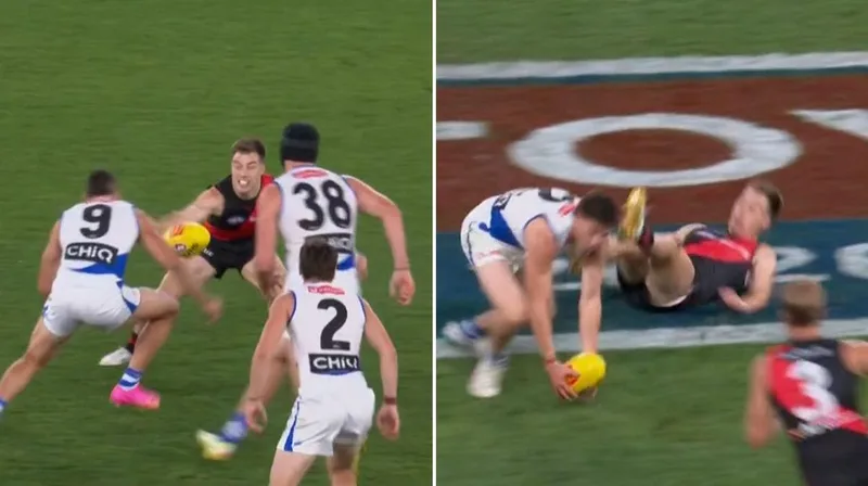 Kane Cornes accuses Zach Merrett of ‘giving up’ against North Melbourne