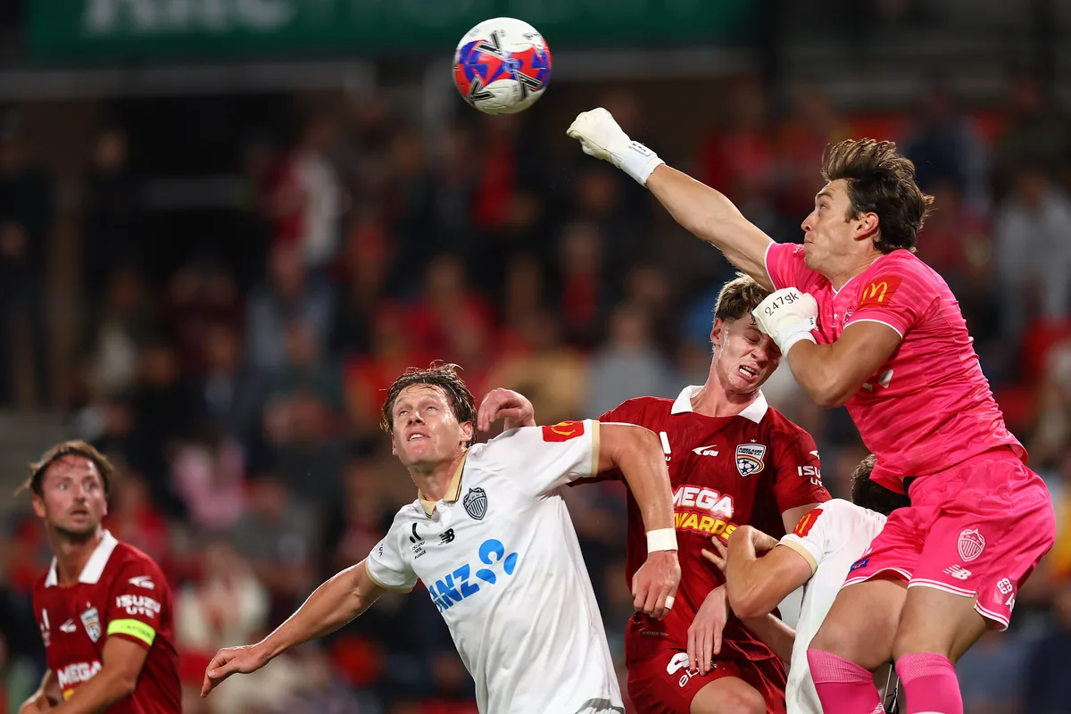 Adelaide and Auckland battle out fiery 1-1 draw at Coopers Stadium
