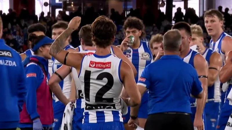 Alastair Clarkson’s fiery exchange with North Melbourne young gun Colby McKercher explained: ‘Hard on me’