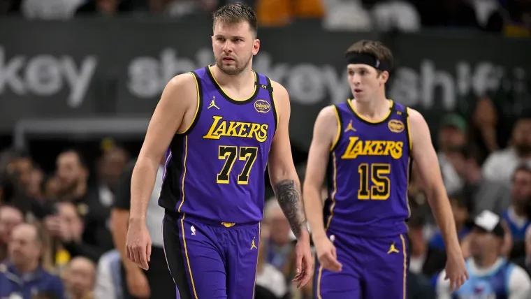 Austin Reaves confronts Thunder fan for heckling injured Luka Doncic: 'Have some respect'