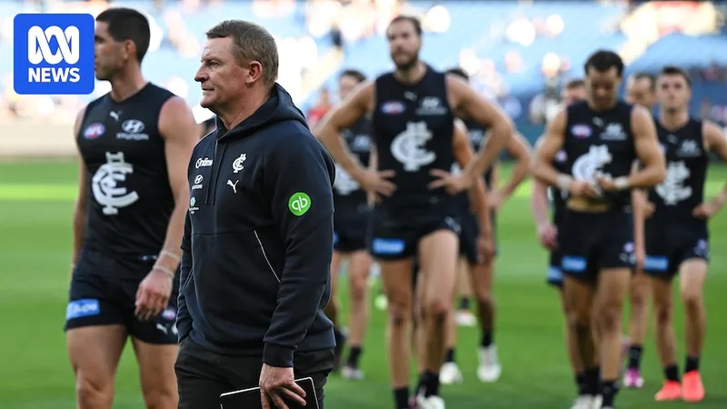 Voss says struggling Carlton focused to 'get on with the task'