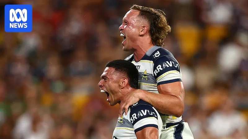 Cowboys claim thrilling Queensland derby victory with last-minute try