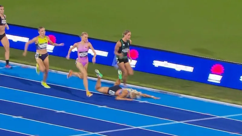 Olympic star Jess Hull crashes out in dramatic Australian Athletics Championships 1500m final