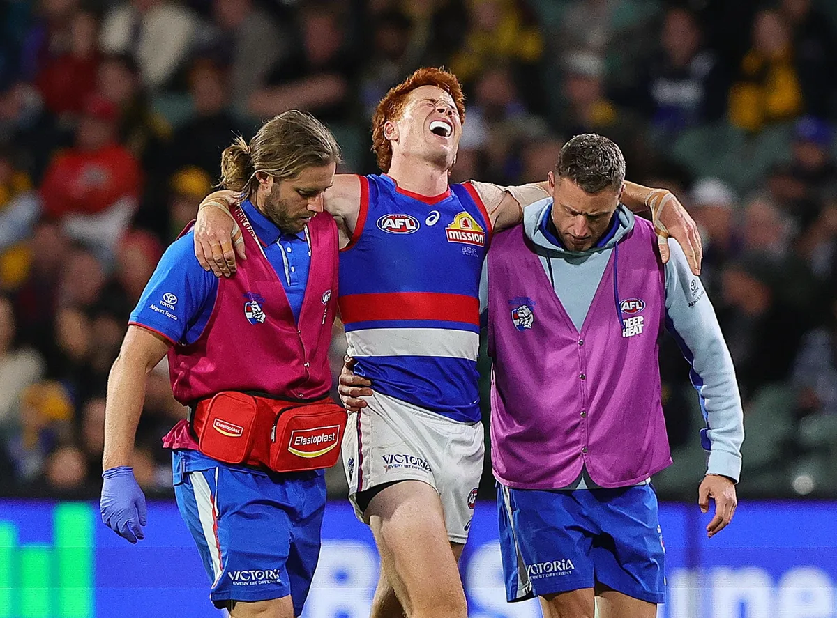 Dogs unsure on injuries to star duo, Mitchell says he cut co-captain's lunch