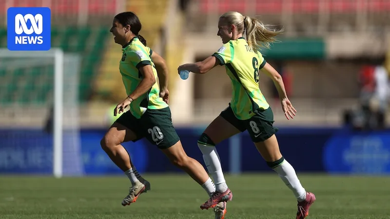 Debutant scores as Matildas kick off FIFA Series with thumping win
