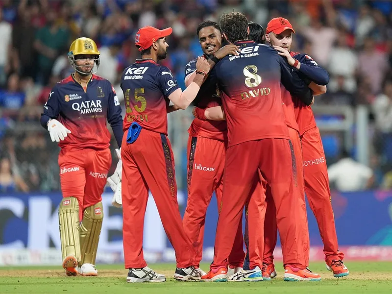 RCB posted the highest total atthe Wankhade today, ultimately winning by 18 runs.