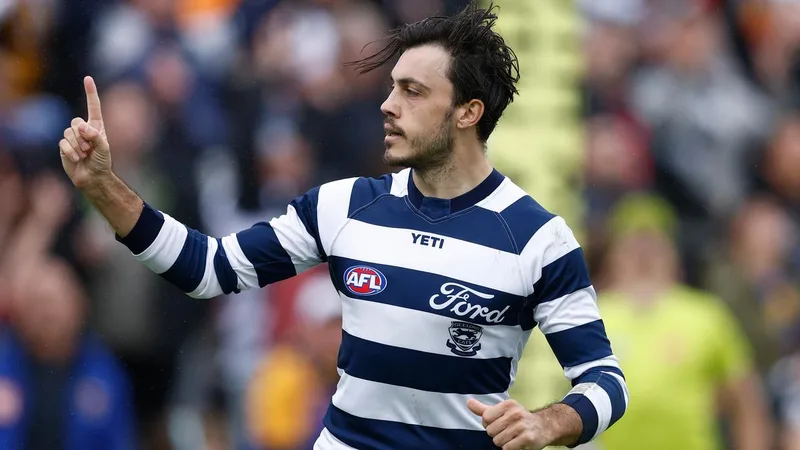 West Coast Eagles hurt in red-time as Geelong cruise to Gather Round victory