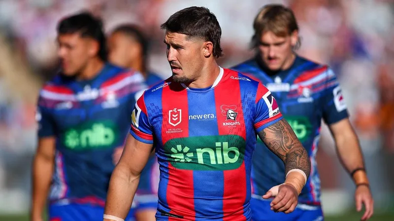 Newcastle Knights star Dylan Lucas sidelined for a month with gruesome throat injury