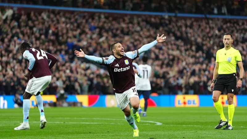 Aston Villa power into Europa League semi-finals