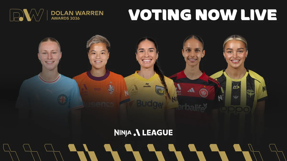 Ninja A-League Dolan Warren Awards voting now OPEN! Everything you need to know