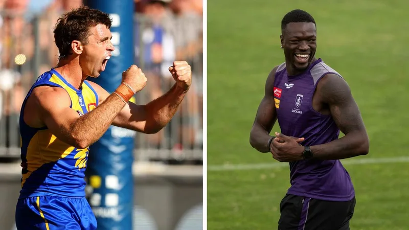 Western derby 62: West Coast recall Jamie Cripps as Fremantle Dockers recruit makes way for big guns