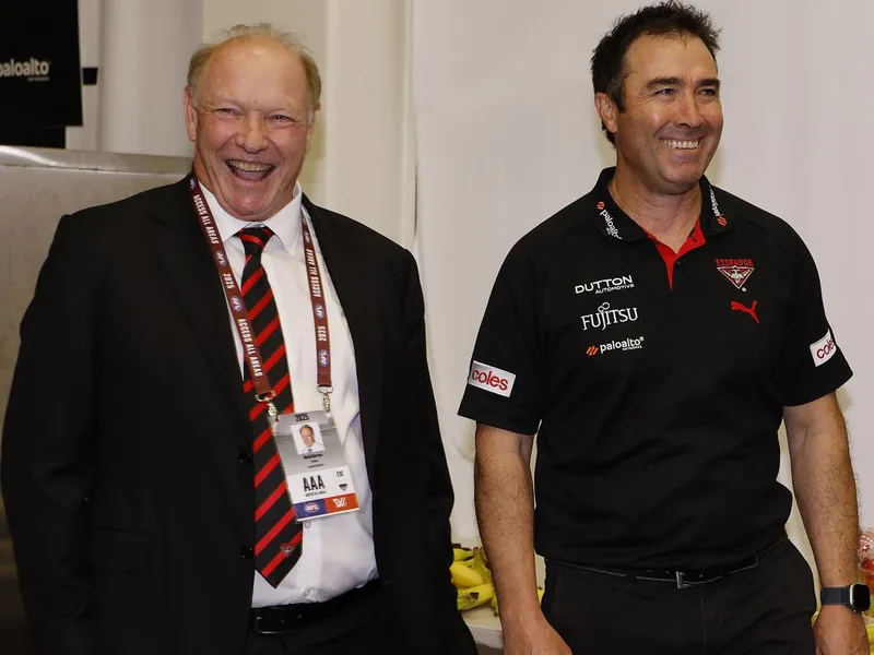 Essendon president Andrew Welsh performed an incredible citizens arrest on Friday night on the Gold Coast