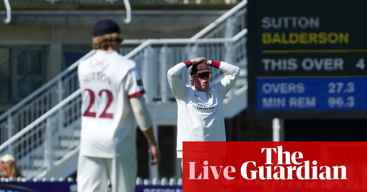 James Rew shines with the bat as Somerset set up Hampshire chase – as it happened
