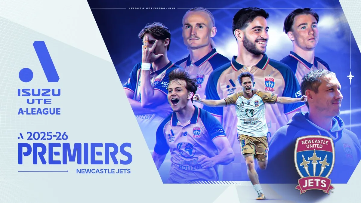 Newcastle Jets win second trophy of the season with Premiership triumph