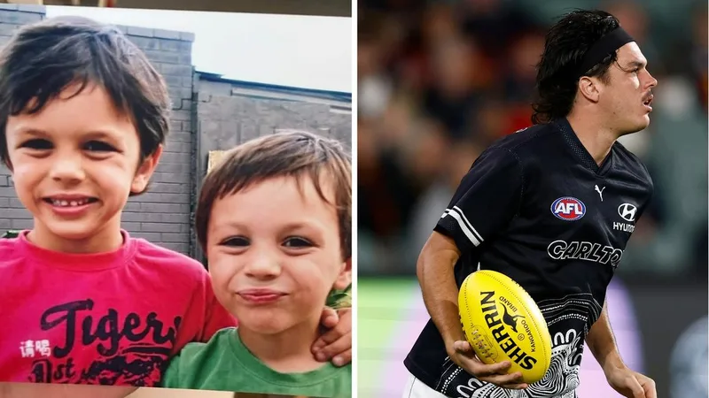Elijah Hollands: Brother Ollie Hollands gives thanks to AFL community for rallying around hospitalised Blue