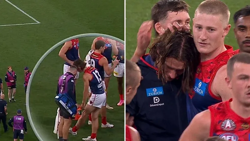 Questions raised as Melbourne’s Jai Culley suffers shattering knee injury: ‘Unfortunate circumstances’