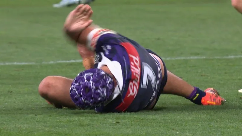 Hughes slams ground at injury