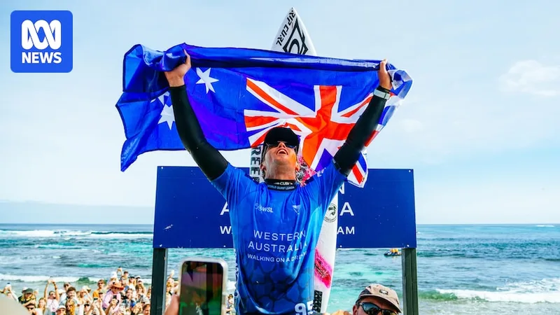 Aussie stuns Brazil's fab four for first World Surf League title