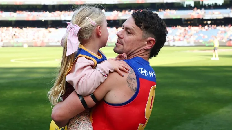 Brisbane Lions forced to delete post of Lachie Neale and daughter Piper after Jules Neale hits out