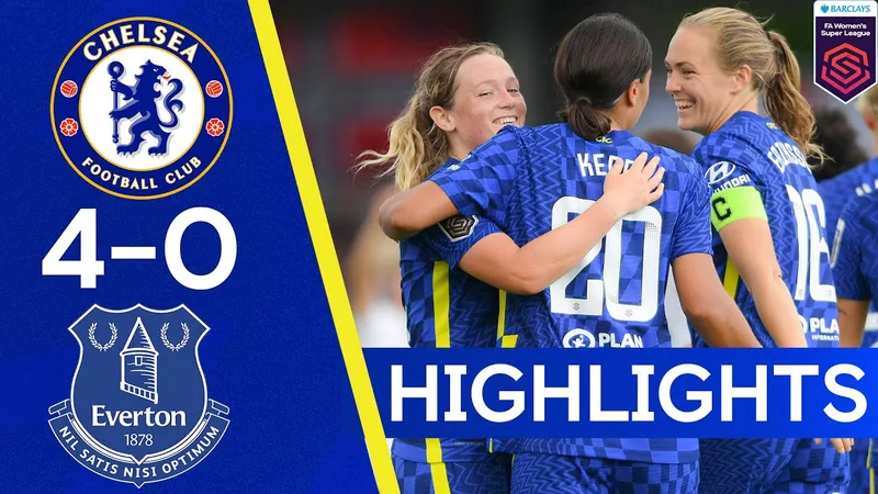 Chelsea [2] -- 1 Everton 48': Sam Kerr gets her brace against Everton