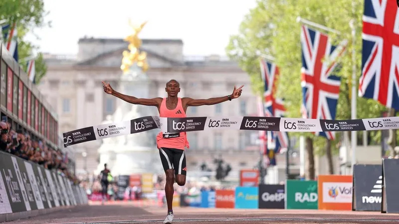 Marathon records tumble as two-hour barrier finally smashed by Sabastian Sawe and Yomif Kejelcha