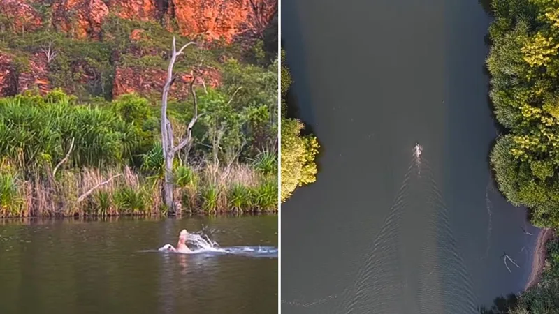 Ultramarathon swimmer Andy Donaldson claims new world record during 55km swim in WA’s remote Kimberley region