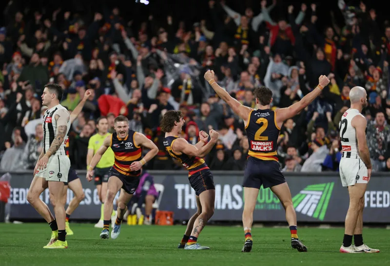 COOK WINS IT FOR THE CROWS!