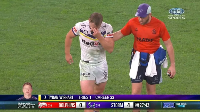 Wishart scores then leaves injured