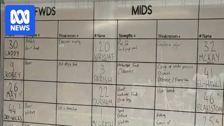 Brisbane Lions coach slams 'hero' parent after whiteboard leak