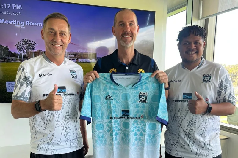 Football West hosts Papua Football Academy as Asian ties deepen