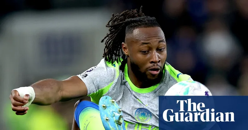 Man arrested on suspicion of racially abusing Manchester City’s Semenyo during draw at Everton