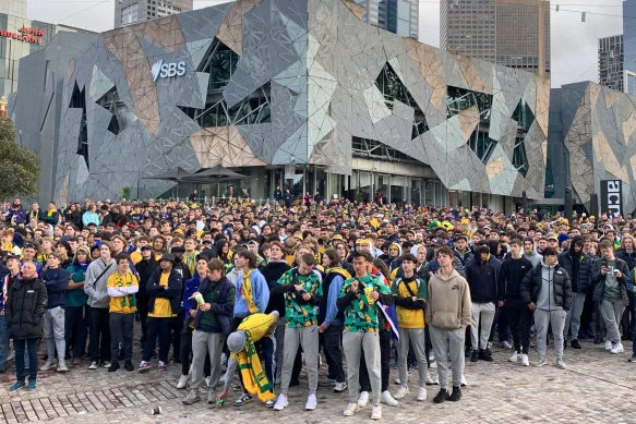 Fed Square will not show Socceroos matches during next month’s World Cup