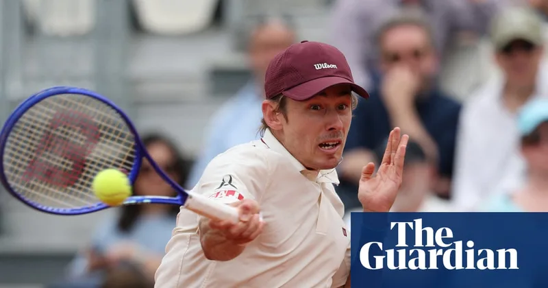 Alex de Minaur’s form slump continues in racket-smashing exit at Italian Open