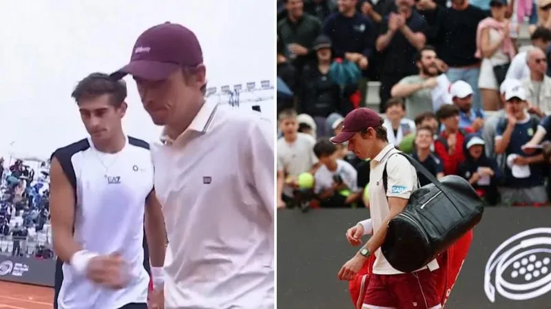 Alex de Minaur reduced to racquet-smashing frustration as alarming slump continues at Italian Open