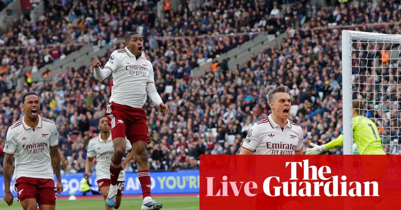 West Ham United 0-1 Arsenal: Premier League – as it happened