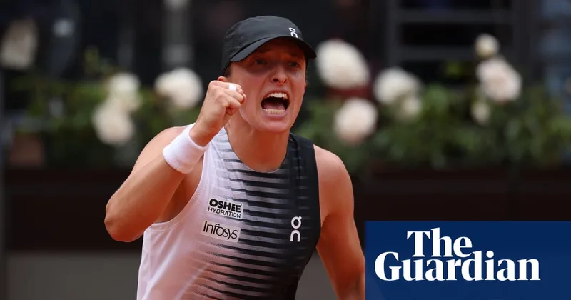 Iga Swiatek sweeps past Jessica Pegula and into Italian Open semi-finals